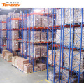 metal double-deep pallet rack for warehouse storage